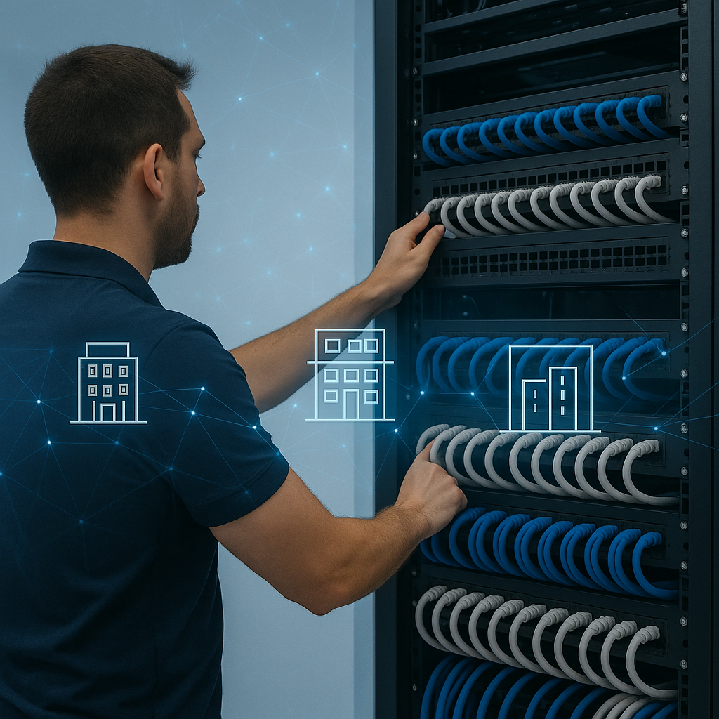 Professional network cabling and IT infrastructure for UAE businesses